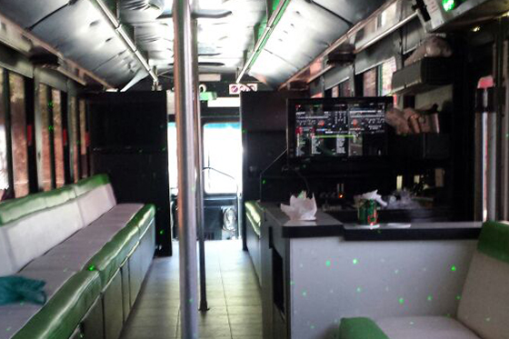 luxury limo bus