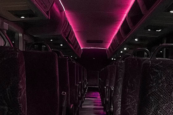 luxury limo bus